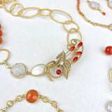 closer look at Vintage Carnelian King Pin