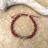 Sacral Chakra 1: Carnelian and Golden Hematite