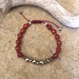 Sacral Chakra 2: Carnelian and Golden Hematite