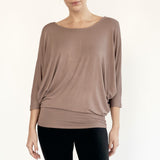 Bamboo Dolman Drape Top