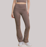 Microfiber Flared legging_Mocha