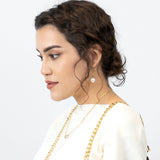 Boulder Earrings/model show