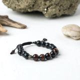 Men's Cubist Shambala no.4_Red mahogany tiger-eye _closer look
