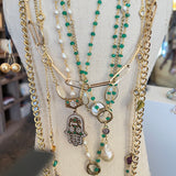 Collection of Necklaces with Hand of Hope Necklace