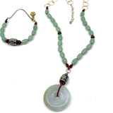Dynasy Jadę Necklace and Bracelet