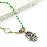 Hand of hope Necklace closer look