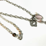 SS Charmed Sunstone Necklace up close