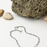 Snowflake 3 Necklace_sterling silver heart clasp