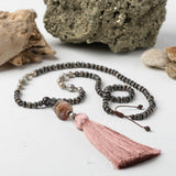 Tribe Colors Mala-style Necklace_closer look
