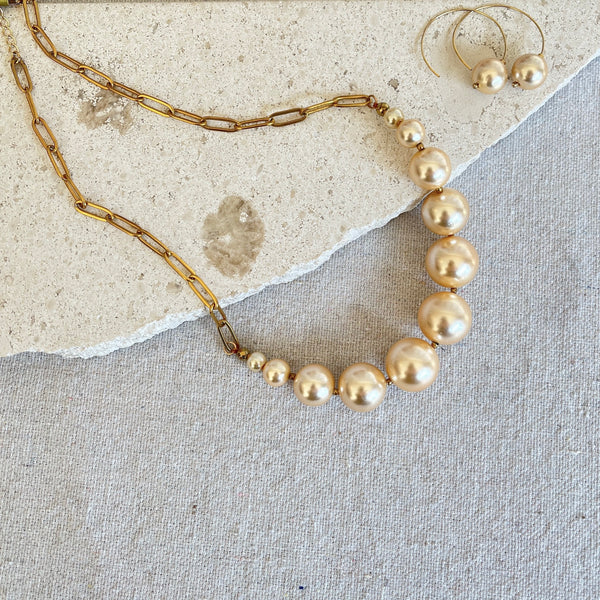 South Sea Shell Pearl Necklace