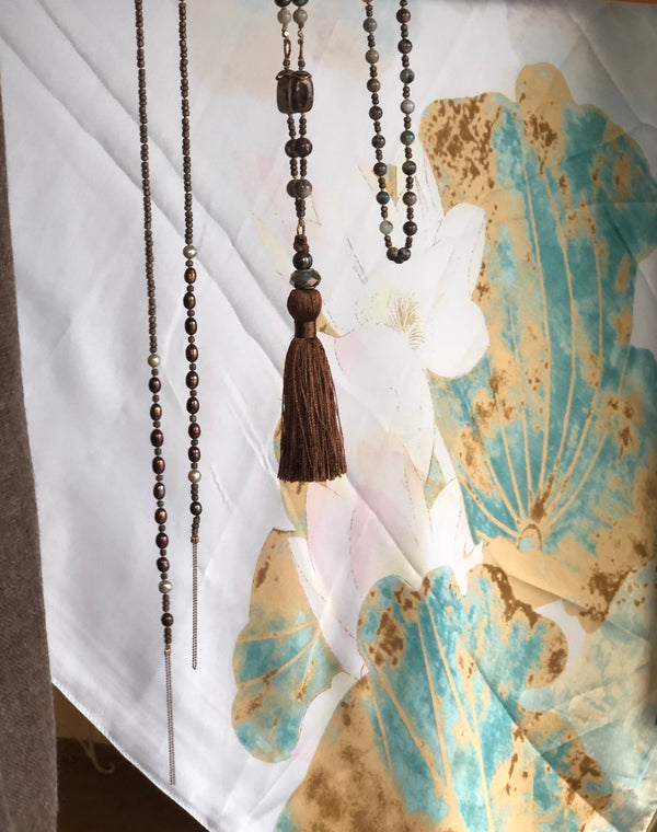 Water Lily Silk Scarf