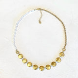 Pearl & Vermeil Necklace_top view