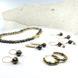 Double take collection including Necklace and 5 different pairs of earrings