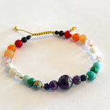 Seven Chakras 2 Shambala Bracelet