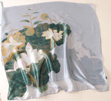 Water Lily Silk Scarf
