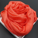 Crinkle Silk Scarf