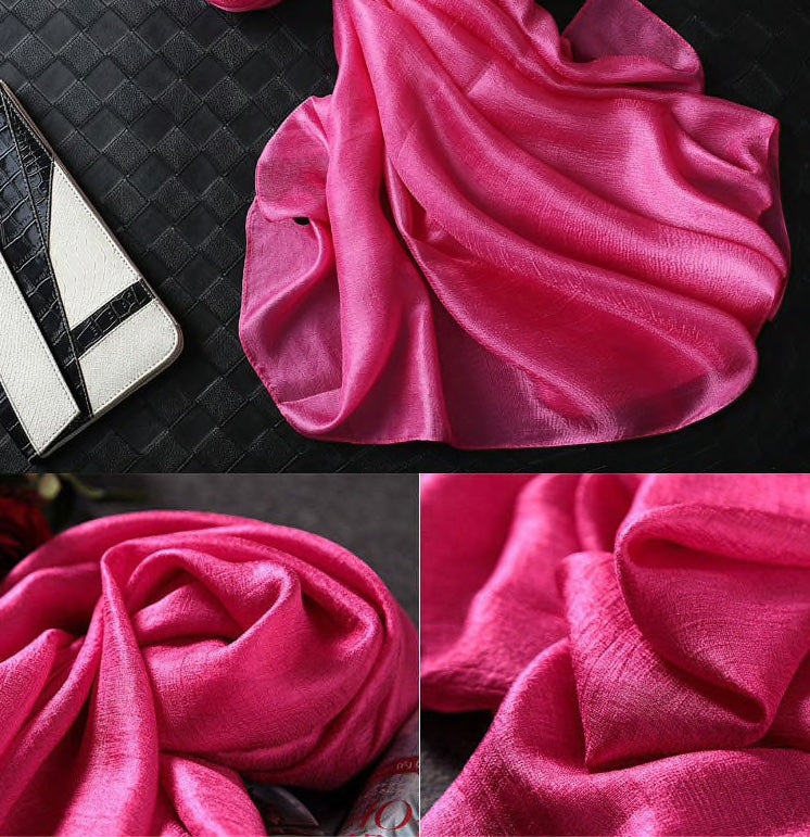 Crinkle Silk Scarf