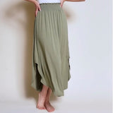 Olive, Bamboo Maxi Skirt 