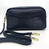 CB Double Zip Bag_Front view with straps