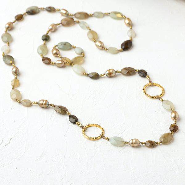 Knotted Silk Jade Necklace_closer look