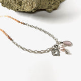 SS Charmed Sunstone Necklace