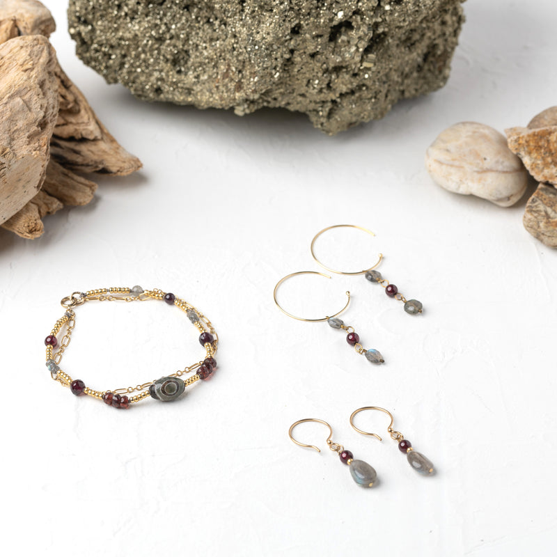 Serpentes collection with Earrings and Bracelet